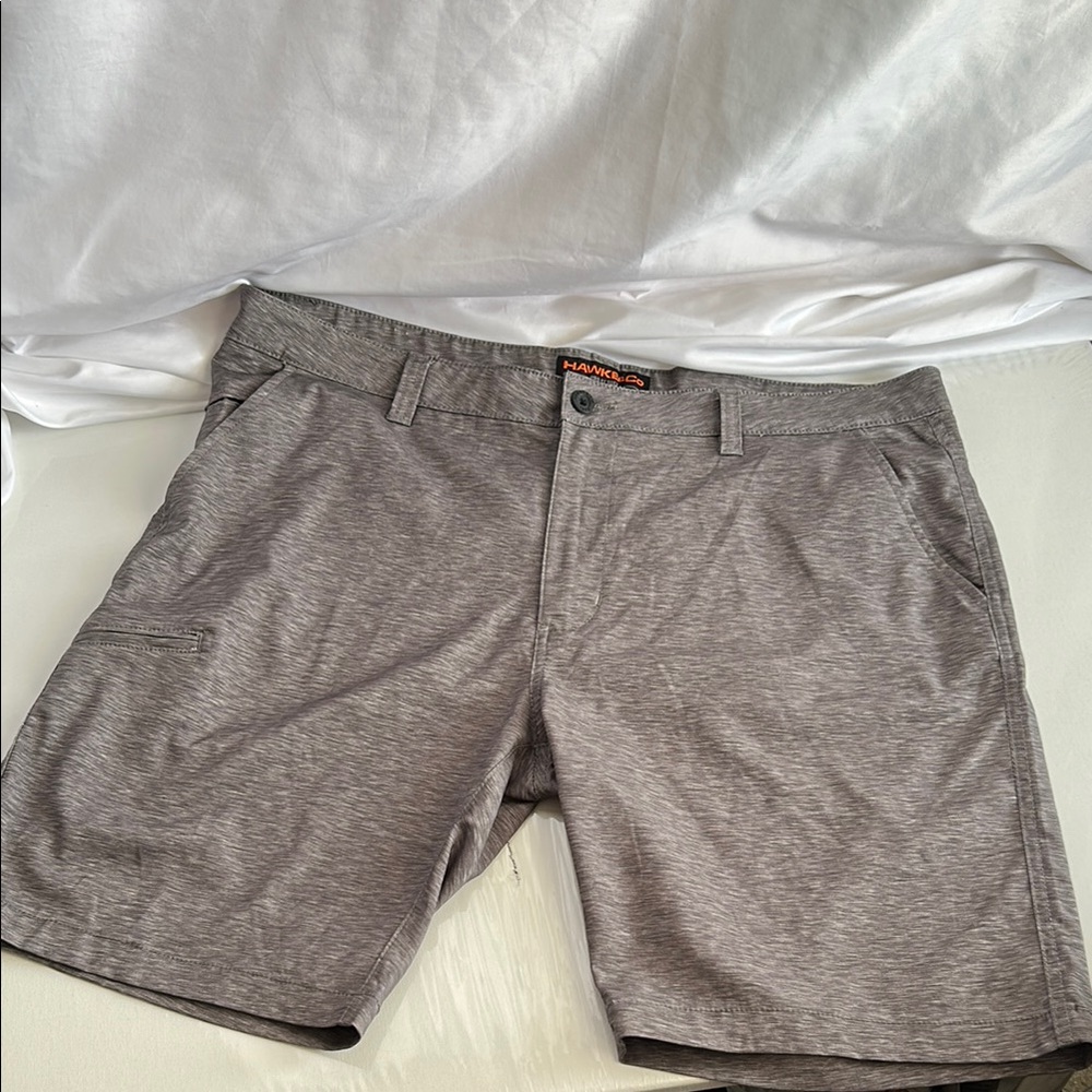 Hawke & Co Gray Flat Front Shorts Versatile Casual Wear